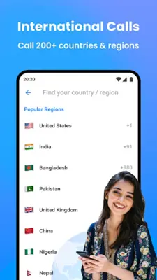 True Phone - Global Calling android App screenshot 5